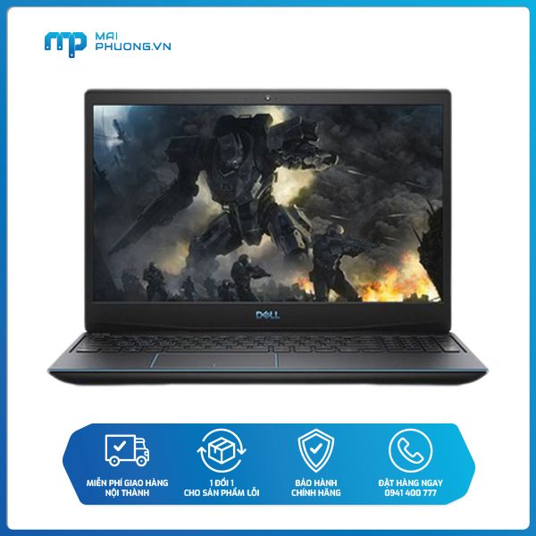 Laptop Dell G3-3500 I7-10750G/8G/512G SSD/GTX 1660TI/15.6