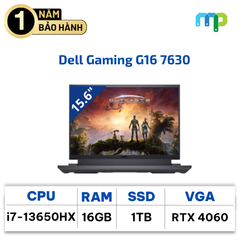 Laptop Dell Gaming G16 7630 I7-13650HX/16GB/SSD 1TB/16.0