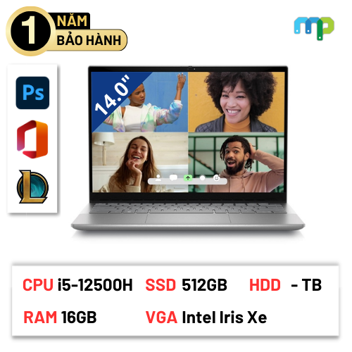 Laptop Dell Inspiron 14 plus 7420 (i5-12500H/ 16GB/ 512GB SSD/ 14.0