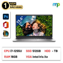 Laptop Dell Inspiron 15 3520 (i7-1255U/ 16GB/ 512GB SSD/ 15.6