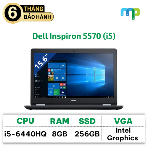 Laptop Dell Inspiron 5570 (i5 6440HQ/ 8GB DDR4/ 15.6