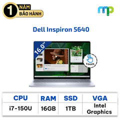 Laptop Dell Inspiron 5640 Core 7-150u/16GB/SSD 1TB/16.0