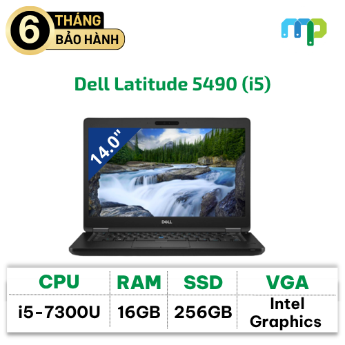 Laptop Dell Latitude 5490 (i5-7300U/16G/256B SSD/14