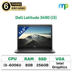 Laptop Dell Latitude 3490 (i3-6006U/8GB/256GB SSD/Intel Graphics/14