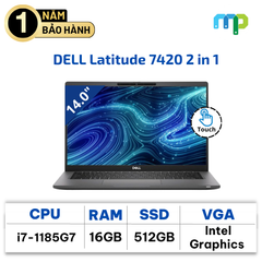 Laptop DELL Latitude 7420 2 in 1 I7-1185G7/16GB /SSD 512GB /14.0