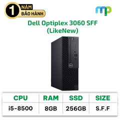 Máy bộ Dell Optilex 3060 SFF Core i5-8500/ G5400/ Ram 8GB/ SSD 256GB/  (LikeNew)