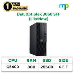 Máy bộ Dell Optilex 3060 SFF Core i5-8500/ G5400/ Ram 8GB/ SSD 256GB/  (LikeNew)