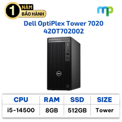 Máy bộ Dell OptiPlex Tower 7020 Intel i5-14500/ 8GB DDR5/ 512GB SSD/K+M/Win11H/ 2Y 42OT702002