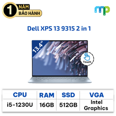 Laptop Dell XPS 13 9315 2 in 1 (i5-1230U/ 16G/ 512G SSD/ 13.4