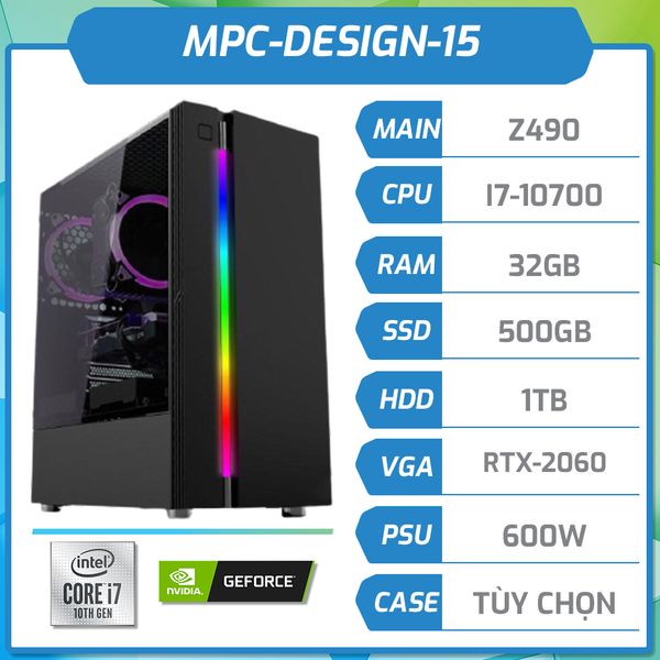 MPC-DESIGN-15-i7 (gen10)