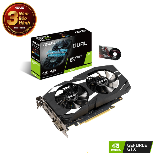 Card vga asus Dual-GTX1650-04G