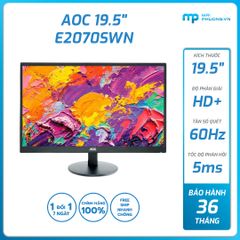 Màn Hình AOC 20 inch E2070SWN 1600x900/TN/60Hz/5ms