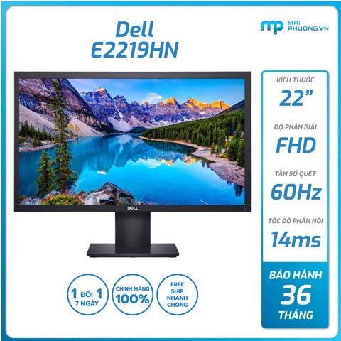 Màn hình Dell E2219HN 22 inch 60Hz FHD 1920x1080