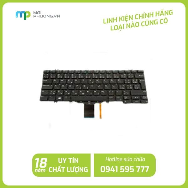 Thay Bàn Phím Laptop Dell E7280 LED