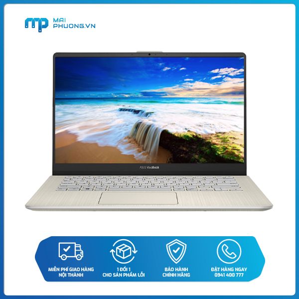 Laptop ASUS VivoBook S14 S430FA-EB069T i3-8145U/4GB/1TB HDD/UHD 620/Win10/1.4 kg