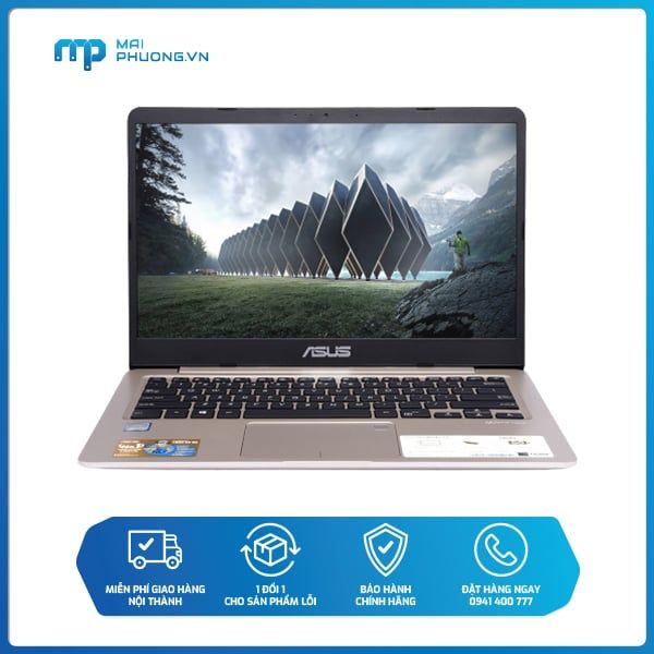 Laptop Asus S410UA i3-8130U/4GB/1TB/14.0/Win10 - (EB633T)