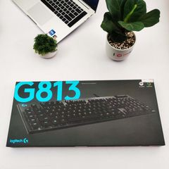 Bàn phím cơ Logitech G813 Lightsync RGB Mechanical Romer G Linear Gaming Keyboard Black