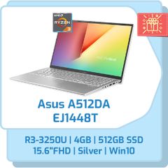 Laptop Asus A512DA Ryzen R3-3250U/4GB/512GB SSD/15.6