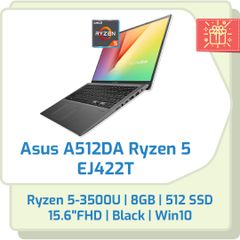 Laptop Asus A512DA Ryzen 5-3500U/8GB/512GB SSD/15.6