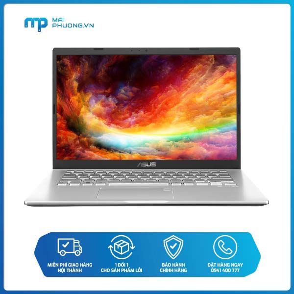 Laptop ASUS X409JA i5-1035G1/4GD4/512G-PCIE/14.0FHD/FP/BT5/2C32WHr/BẠC/W10SL/ EK014T