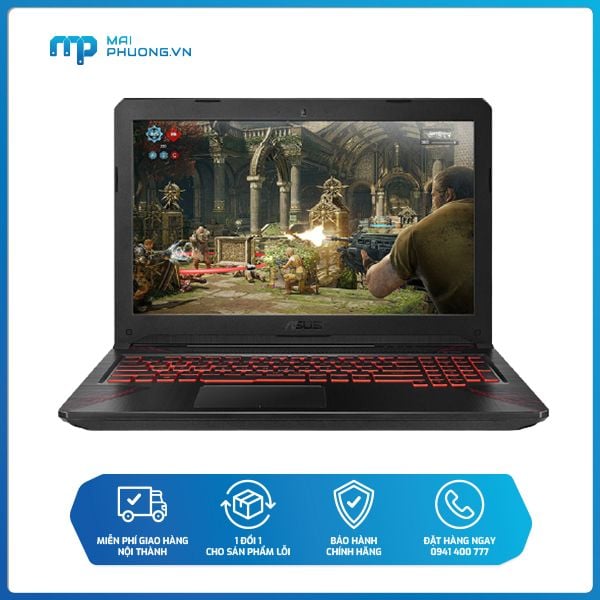 Laptop Gaming Asus TUF Gaming FX504GE E4138T i5-8300H/8GB DDR4/1TB/1050Ti 4GB/15.6 FHD/Win10