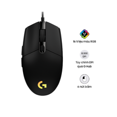 Chuột Logitech G102 GEN2 Lightsync Gaming - Đen