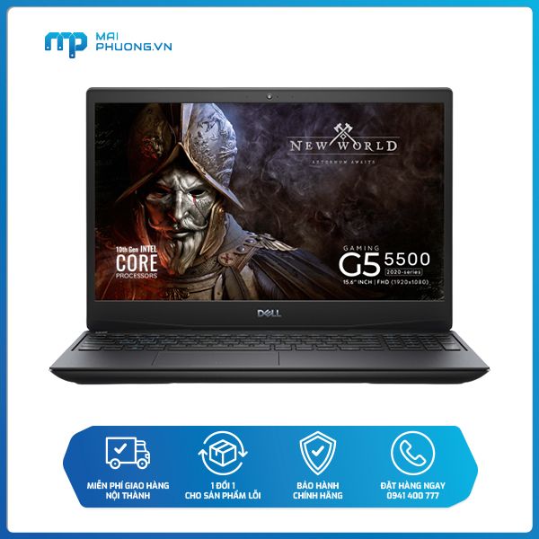 Dell G5-5500 i7-10750H