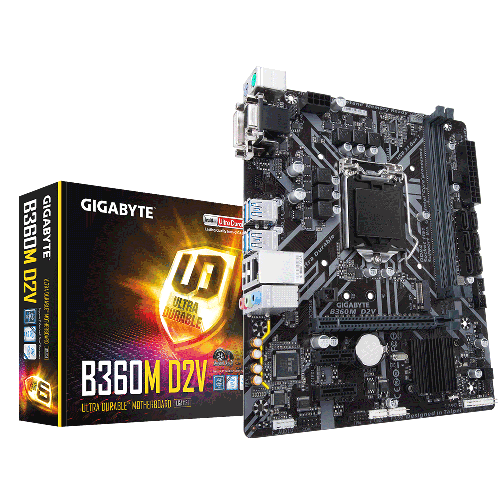 Bo mạch chủ Gigabyte GA B360M D2V