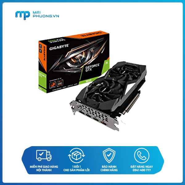 Card màn hình Gigabyte GTX 1650 4GB GV-N1650OC-4GD