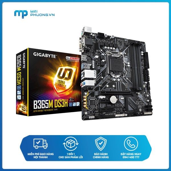 Bo mạch chủ Gigabyte GA-B365M-DS3H