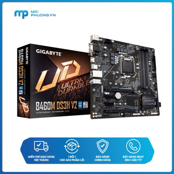 Bo mạch chủ Gigabyte GA-B460M DS3H V2