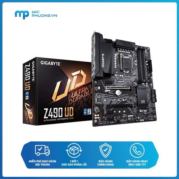 Bo mạch chủ Gigabyte Z490 UD