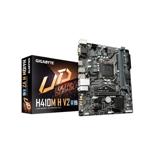 Mainboard Gigabyte H410M-H V2 (Intel H410, Socket 1200, m-ATX, 2 khe Ram DDR4)