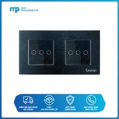 Công tắc đèn wifi mặt đôi 3 nút GM86-W2DB3B