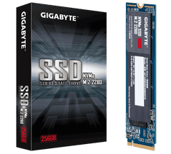 Ổ cứng SSD Gigabyte 256GB M.2 2280 NVMe Gen3 x4 (GP-GSM2NE3256GNTD)