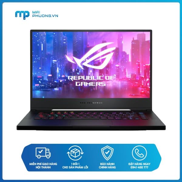 Laptop ASUS ROG Zephyrus M GU502GU i7-9750H/16GB/512GB SSD/GTX1660Ti 6GB/15.6