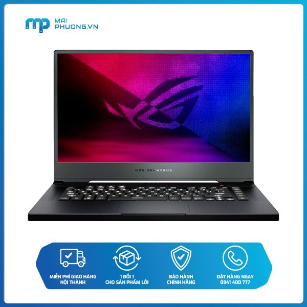 Laptop Gaming Asus ROG Zephyrus Gaming M15 GU502L (Intel Core i7-10875H/16GB/1TB SSD/RTX-2060 6GB GDDR6/ 15.6