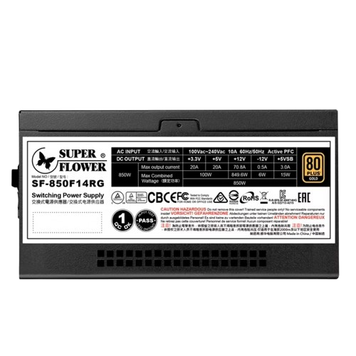 Nguồn Máy Tính SuperFlower Leadex III Gold ARGB 750W / 850W (Black/White)