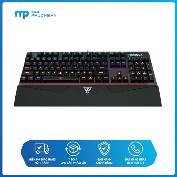 Bàn Phím vi tính Wired Mechanical gaming Keyboard - Hermes M1