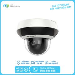 Camera IP Mini Speed Dome  Hikvision DS-2DE2A404IW-DE3/W (4.0 Megapixels/2.8-12mm/H265+)