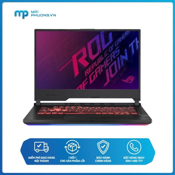 Laptop ASUS ROG Strix G G531GT HN553T  i5 9300H/8GB/512GB SSD/NVIDIA GeForce GTX 1650/Windows 10 Home 64-bit