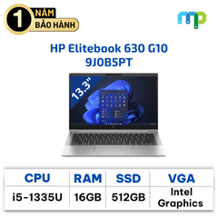 Laptop HP Elitebook 630 G10 I5-1335U/16GB/SSD 512GB/13.3FHDT/W11SL/LED_KB/Bạc 9J0B5PT