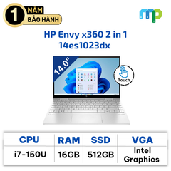 Laptop HP Envy x360 2 in 1 14-es1023dx Ultra 7-150U/ RAM 16GB/ SSD 512GB/ 14