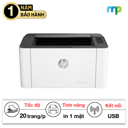 Máy in HP Laser 107a Printer 4ZB77A