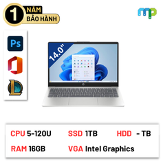 Laptop HP 14-ep1009TU core 5-120U/16G/1TBSSD/14.0FHD/WL/BT/3C/W11H/Bạc 9Z2W2PA