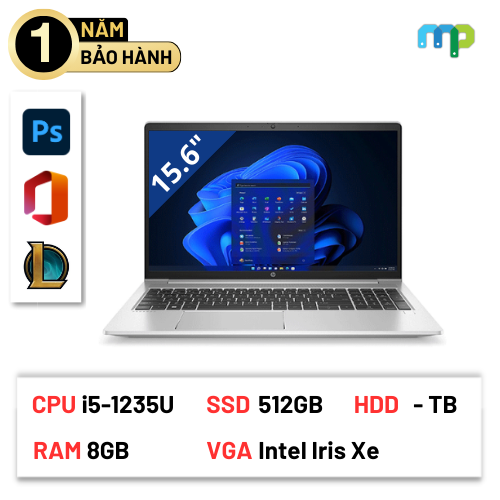 Laptop HP Probook 450 G9 (i5-1235U/ 8GB/ 512GB SSD/ 15.6