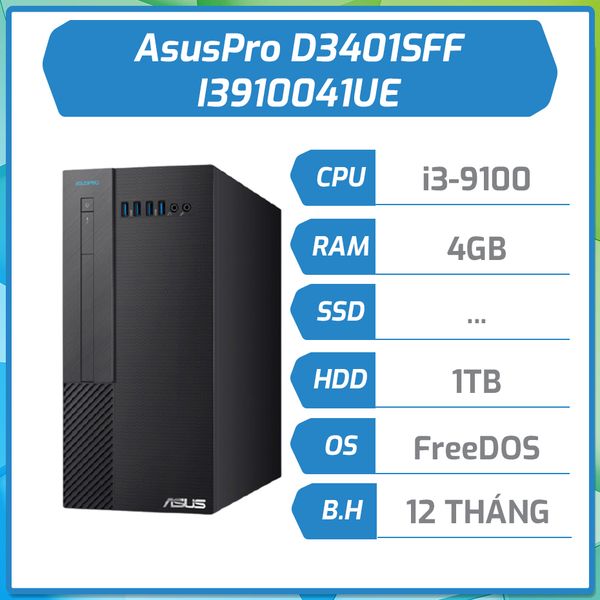 Máy bộ ASUS D3401SFF I3910041UE