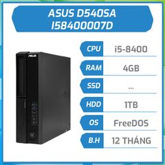 Máy bộ hãng ASUS D540SA i5-8400/4GD/1TB/DVD-RW/KB/M/250W/ĐEN I58400007D