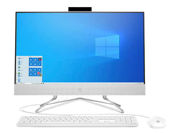 Máy bộ HP AIO 22-df1021d (i3-1125G4/4GB/256GB/21.5''FHD/Win11SL/White) 4B6D9PA