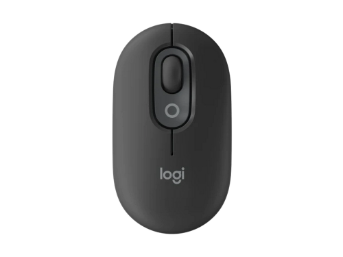 Chuột không dây LOGITECH POP WITH EMOJI NEW WIRELESS/BLUETOOT/ĐEN GRAPHITE 910-007401